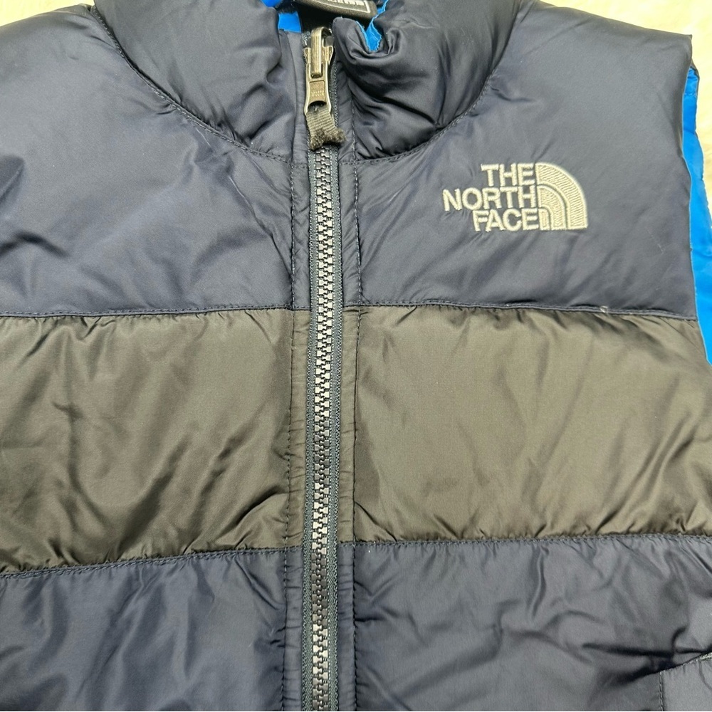 The North Face Vest Blue & Grey Zip-Up Size 6 - Picture 5 of 16